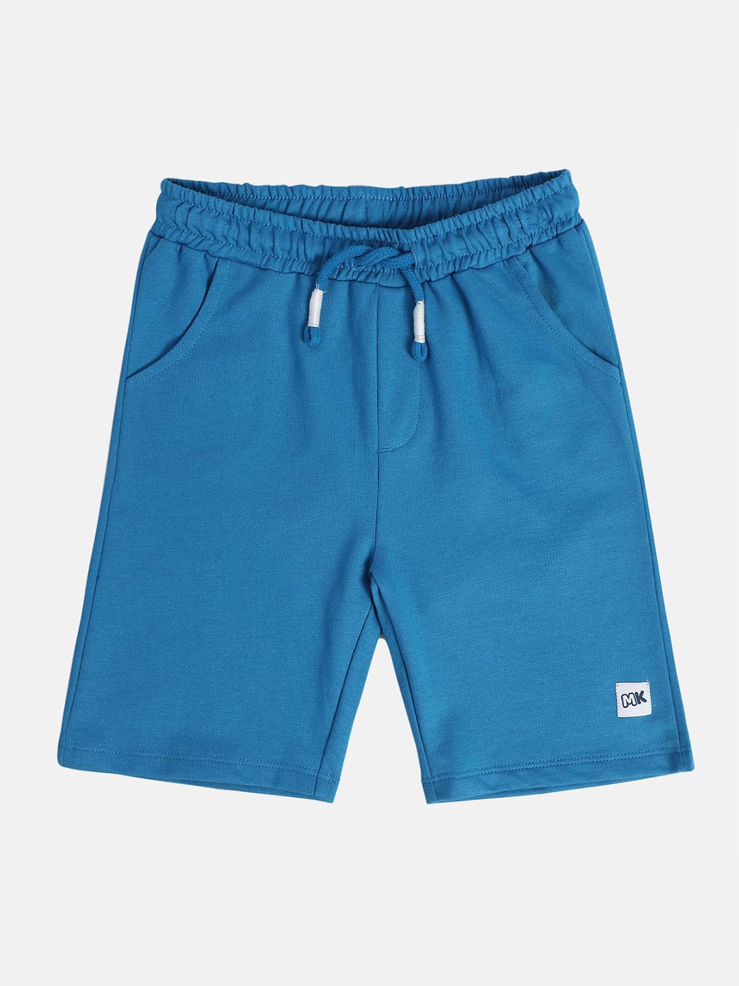 

MINI KLUB Boys Mid-Rise Regular Fit Cotton Shorts, Blue