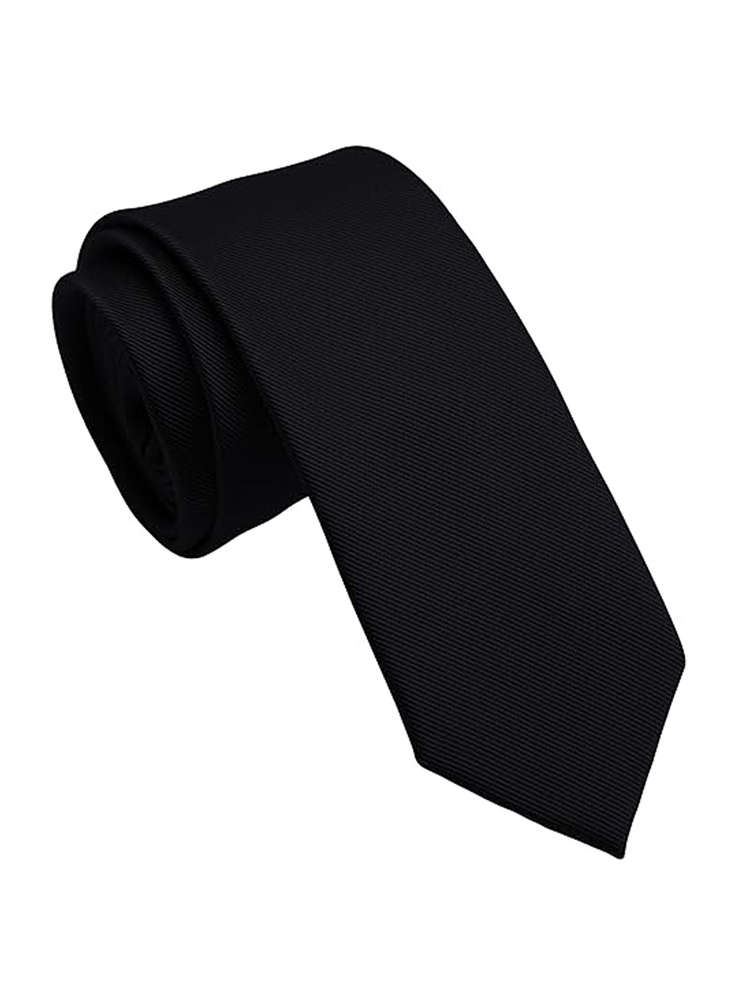 

KAEZRI Men Skinny Tie, Black