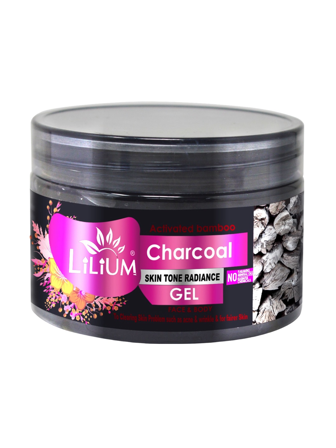 

Lilium Activated Bamboo Charcoal Skin Tone Radiance Gel - 250ml, Black