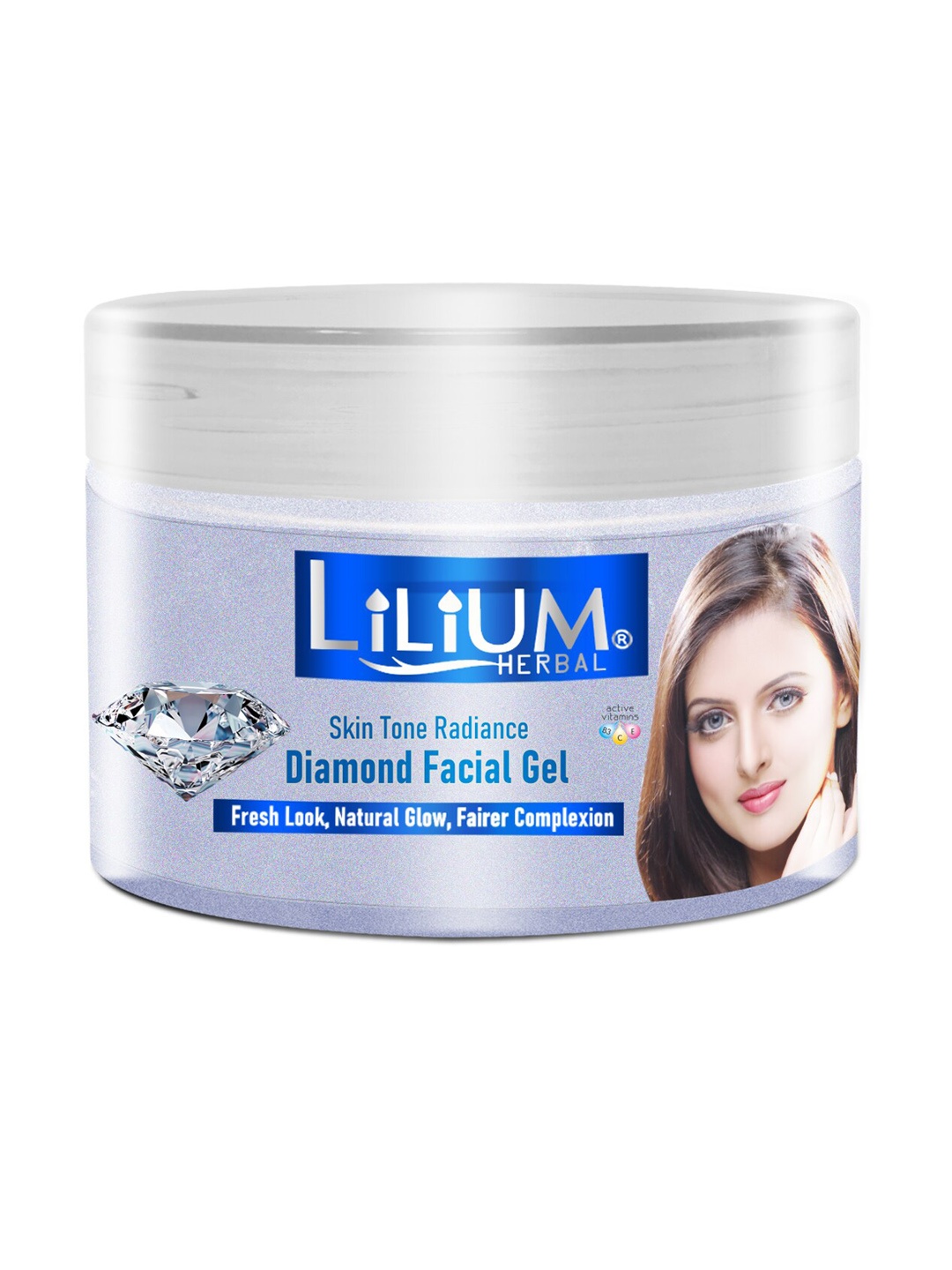 

Lilium Skin Tone Radiance Diamond Facial Gel For All Skin Types-250ml, Nude