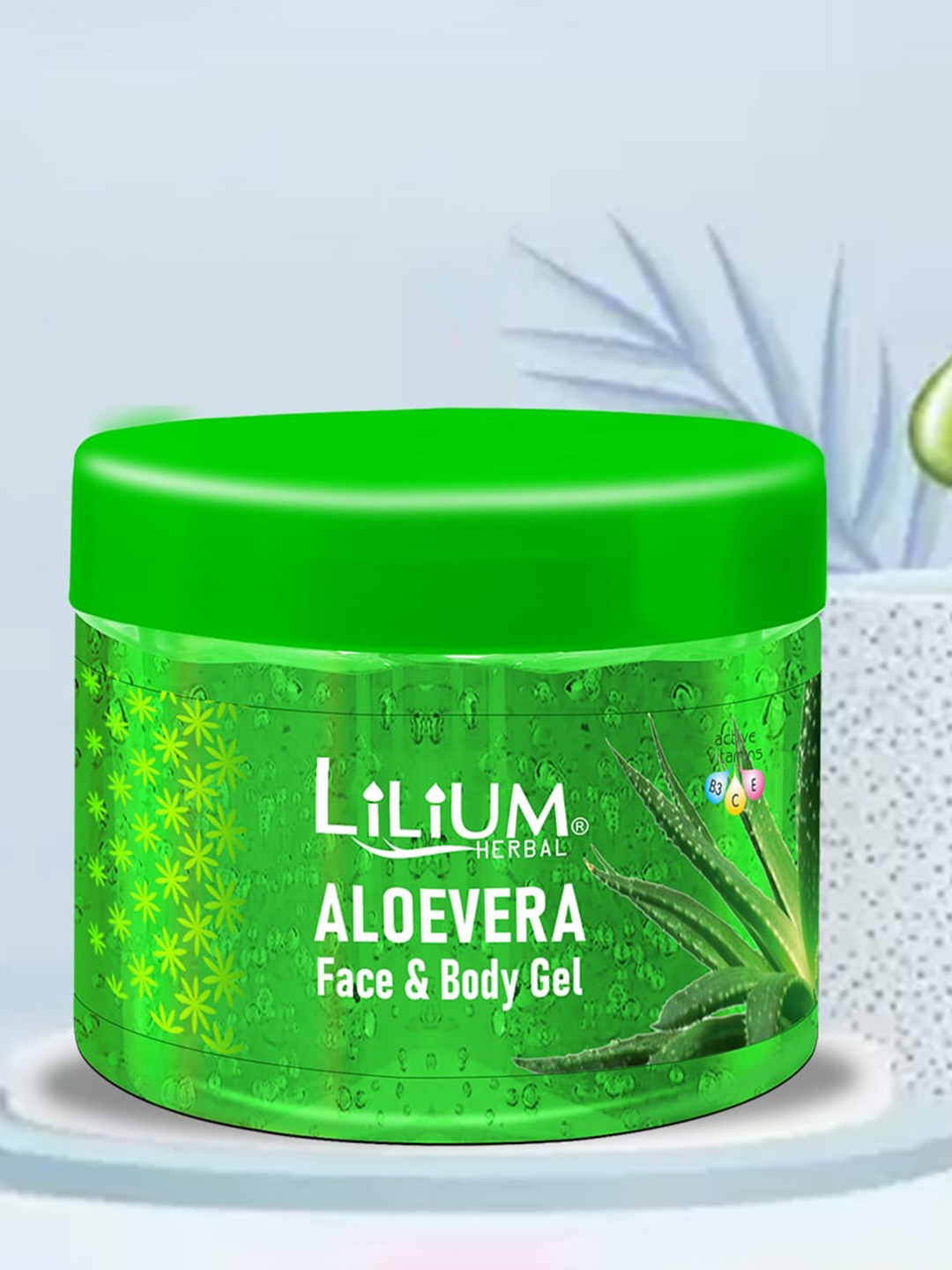 

Lilium Aloe Vera Face & Body Gel - 500ml, Green