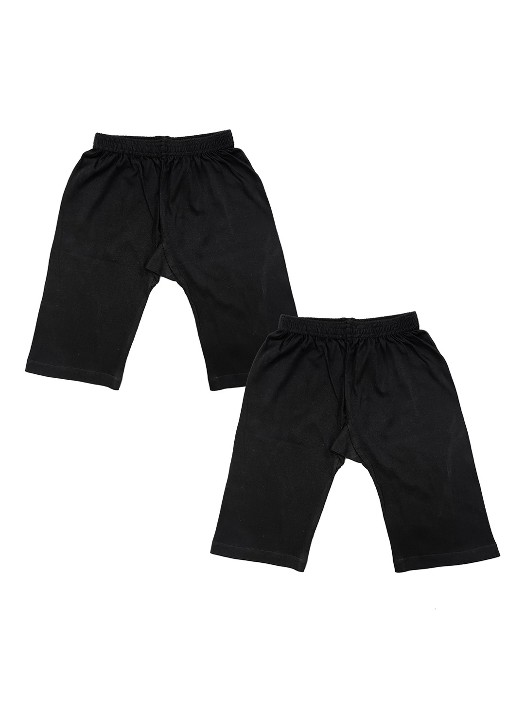 

BAESD Girls Pack of 2 Cotton Sports Shorts, Black