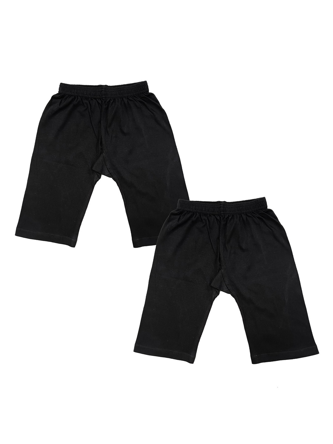 

BAESD Girls Pack of 2 Cotton Sports Shorts, Black