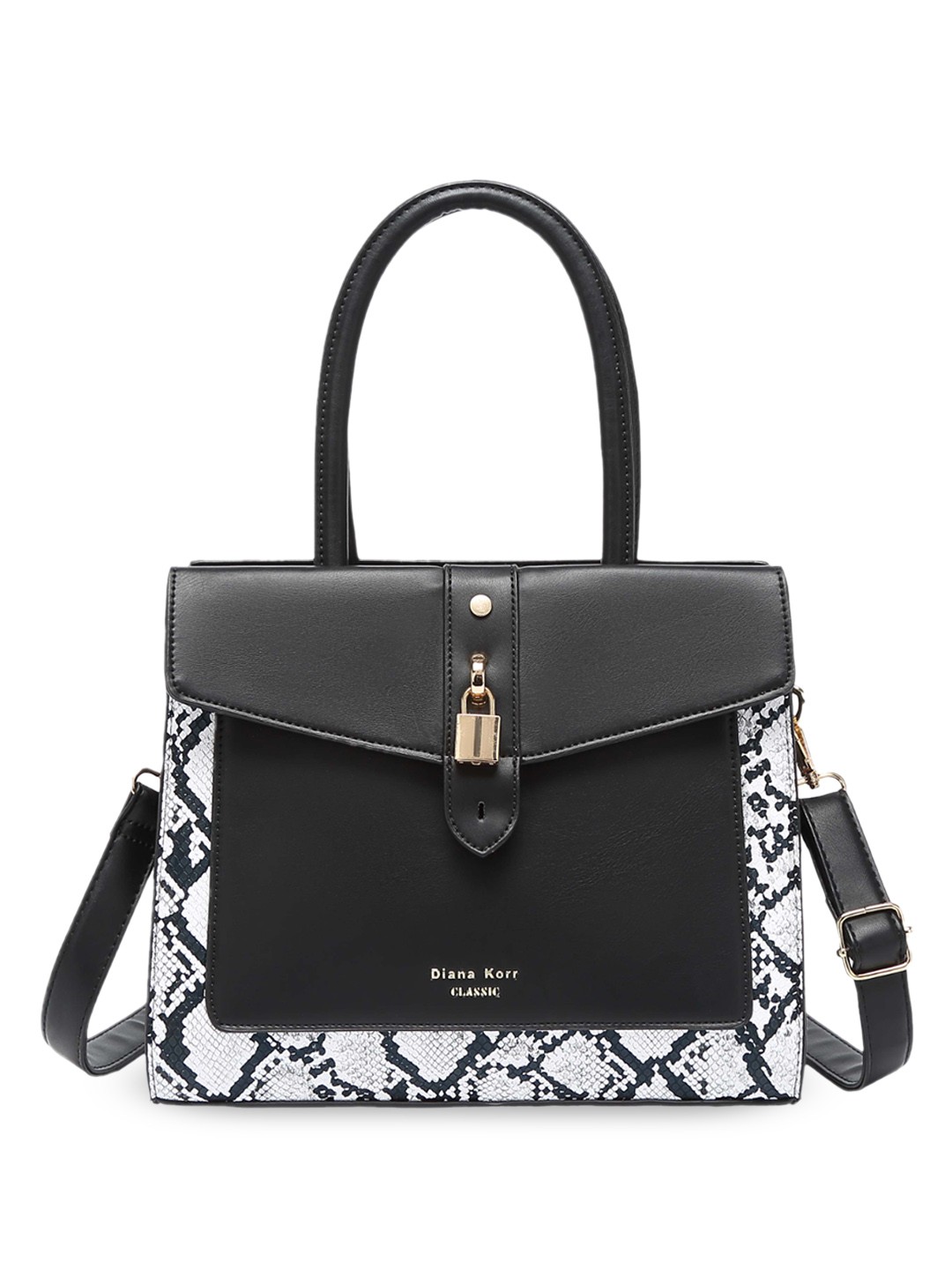 

Diana Korr Structured Handheld Bag, Black