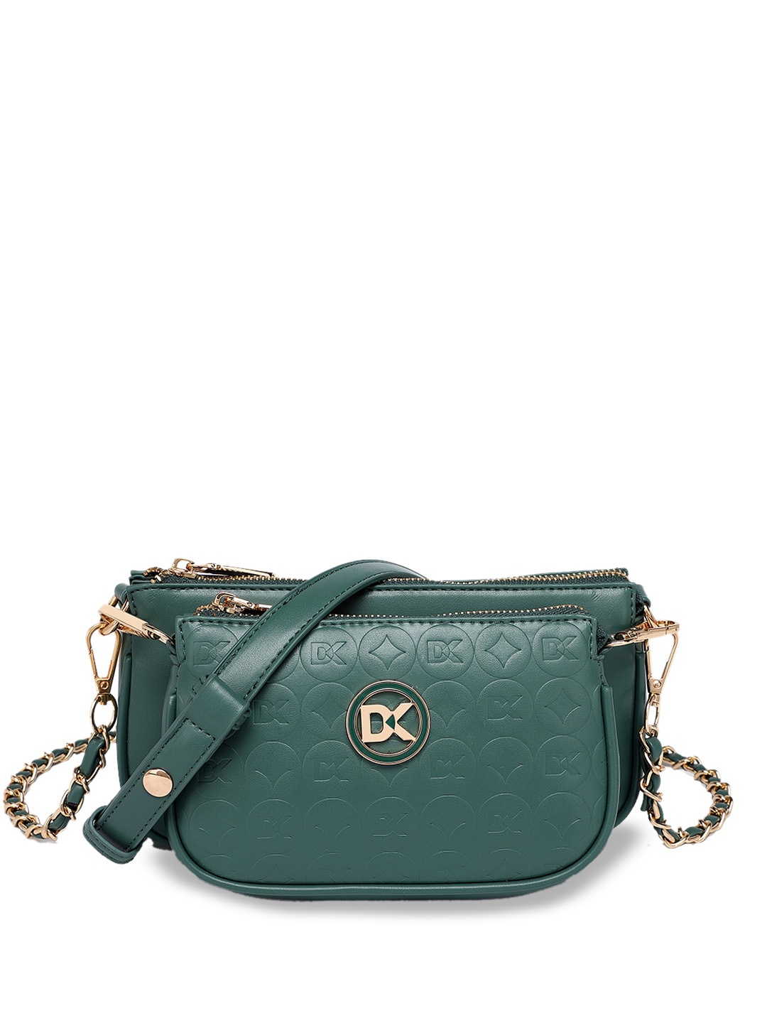 

Diana Korr GAZE Infinity Textured Swagger Sling Bag, Green