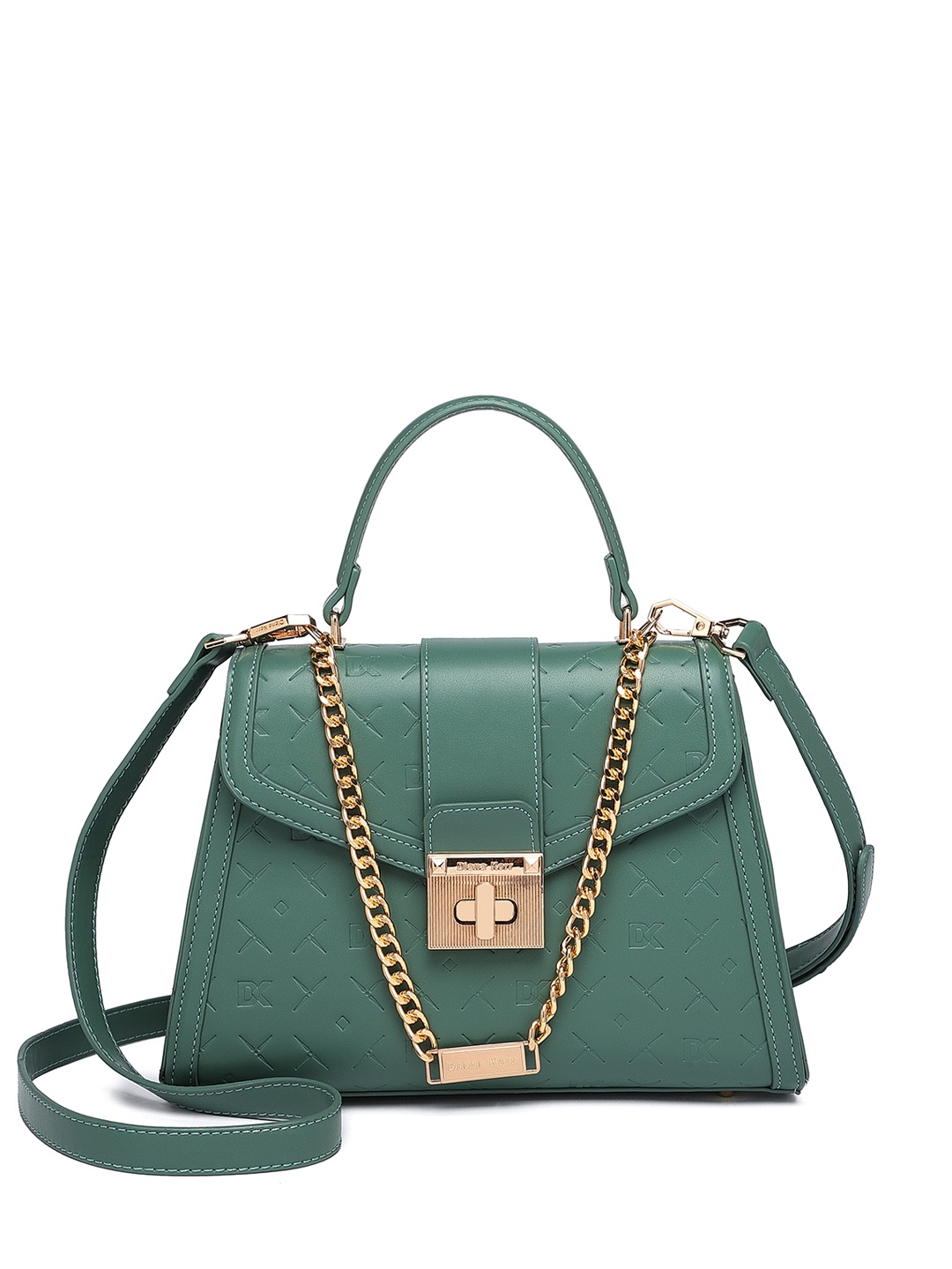 

Diana Korr Textured Structured Handheld Bag, Green