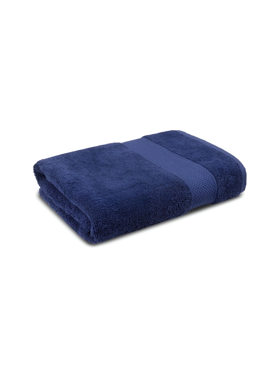 

Signature Navy Blue Cotton Bath Towel