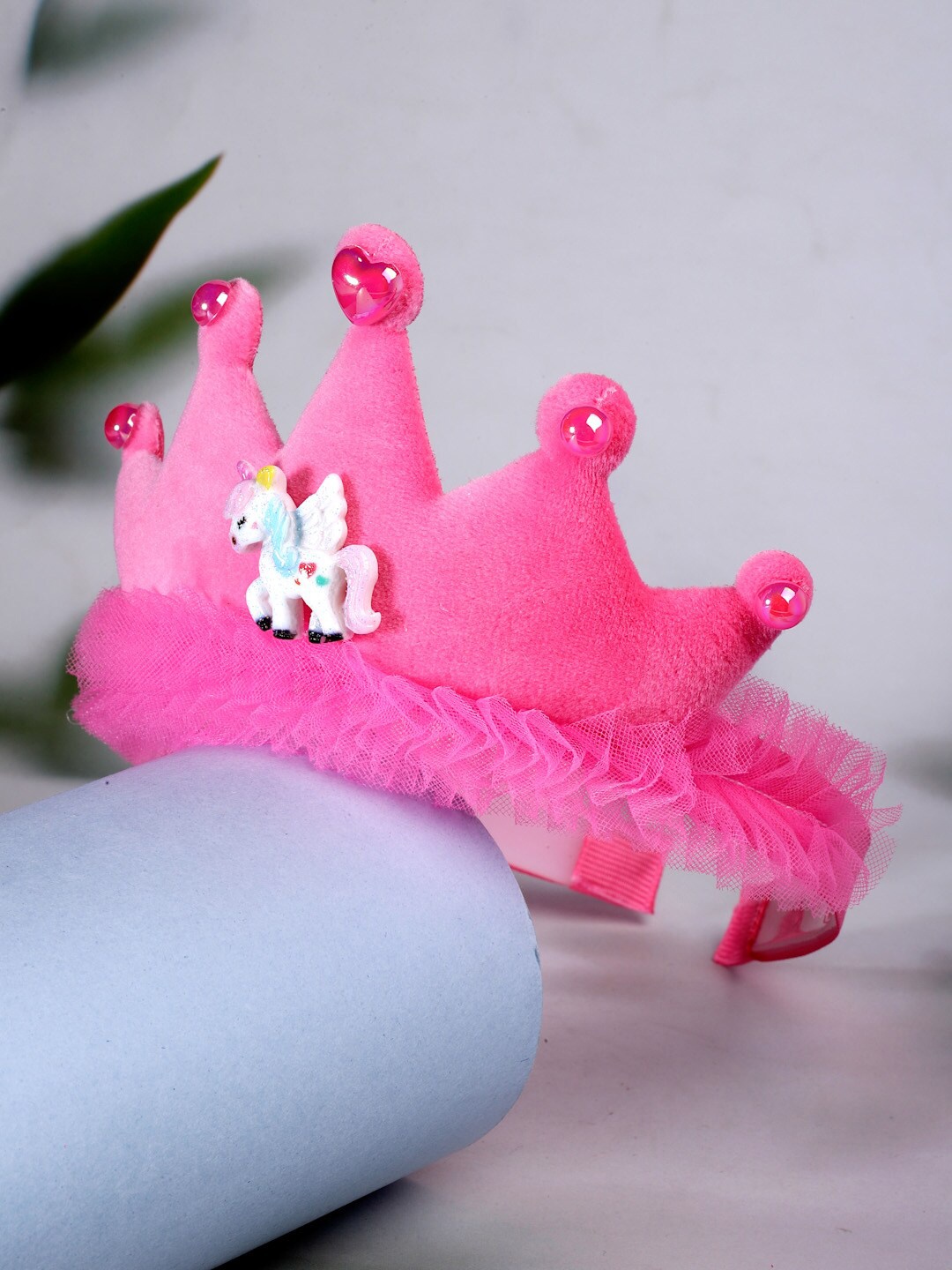 

Stoln Girls Embellished Crown Hairband, Pink