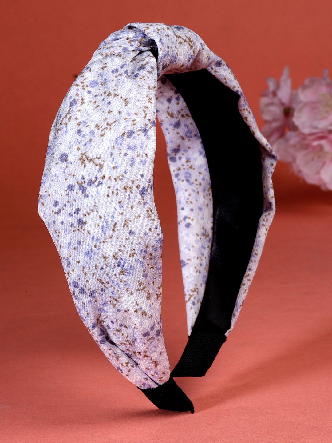 

Stoln Girls Printed Hairband, Cream