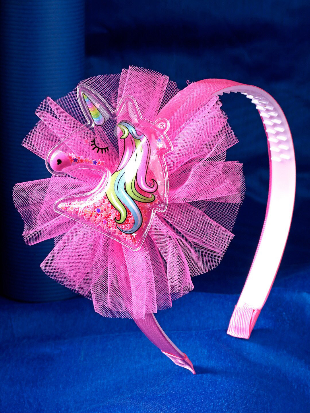 

Stoln Girls Unicorn with Net Hairband, Pink