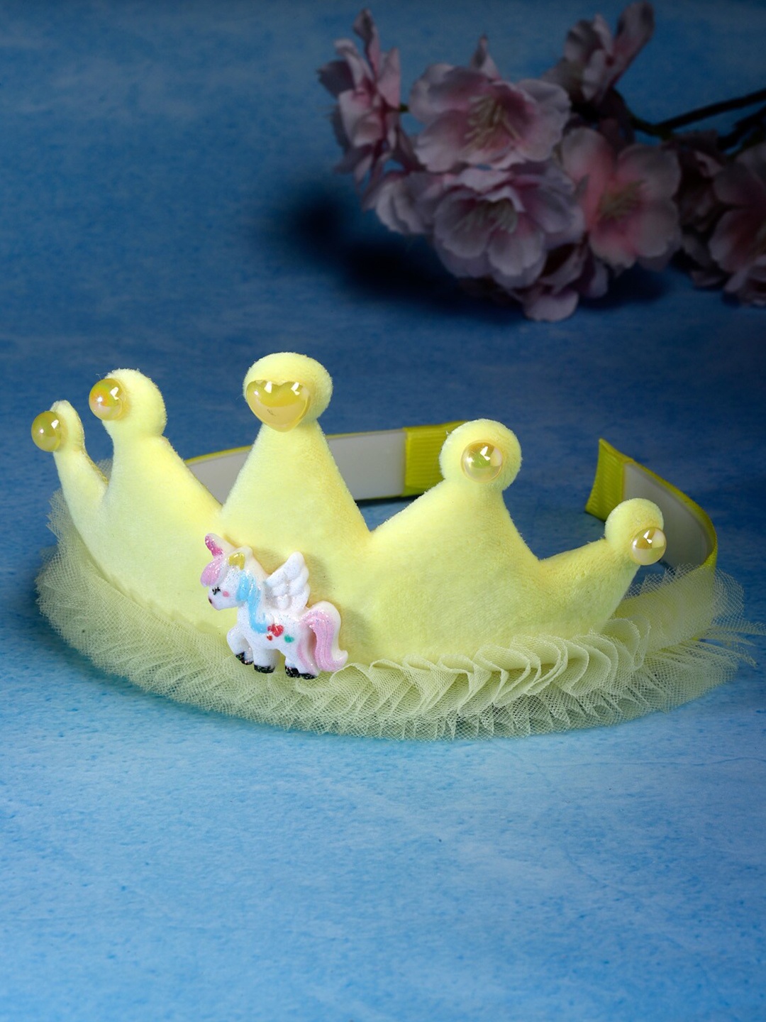 

Stoln Girls Crown Details Hairband, Yellow