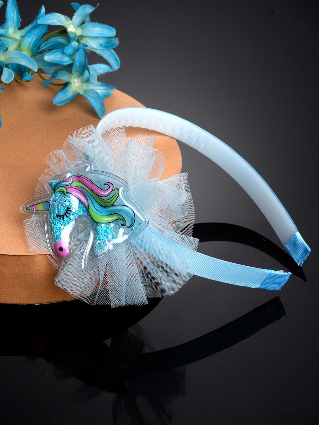 

Stoln Girls Unicorn with Net Hairband, Blue