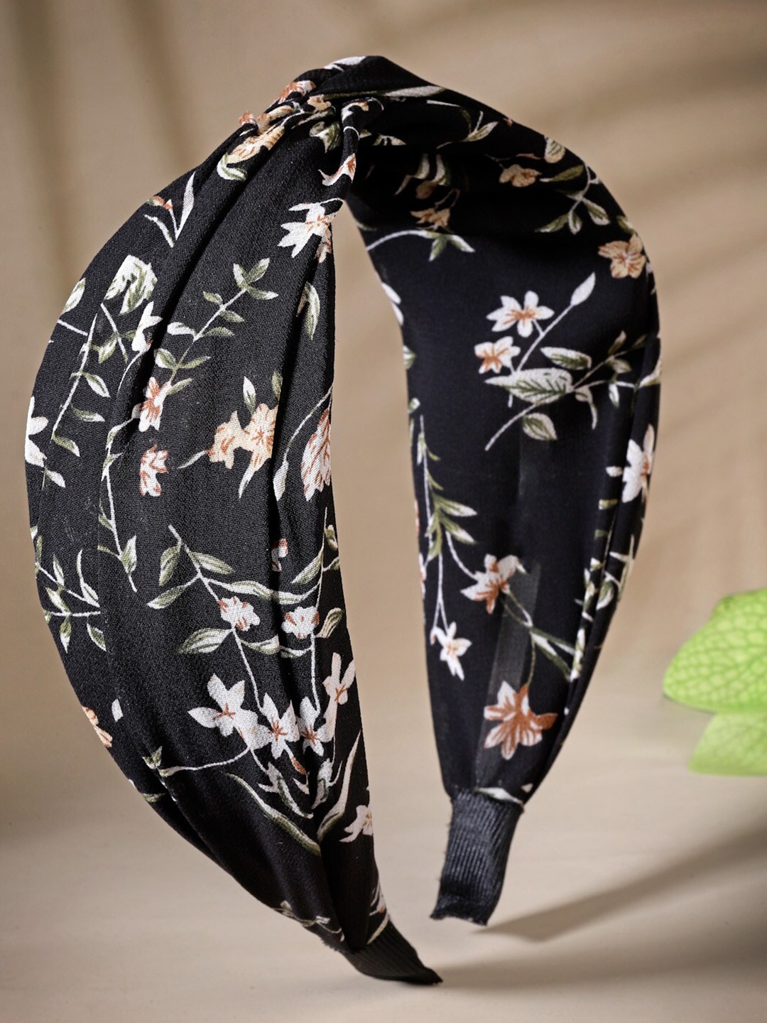 

Stoln Girls Floral Printed Hairband, Black