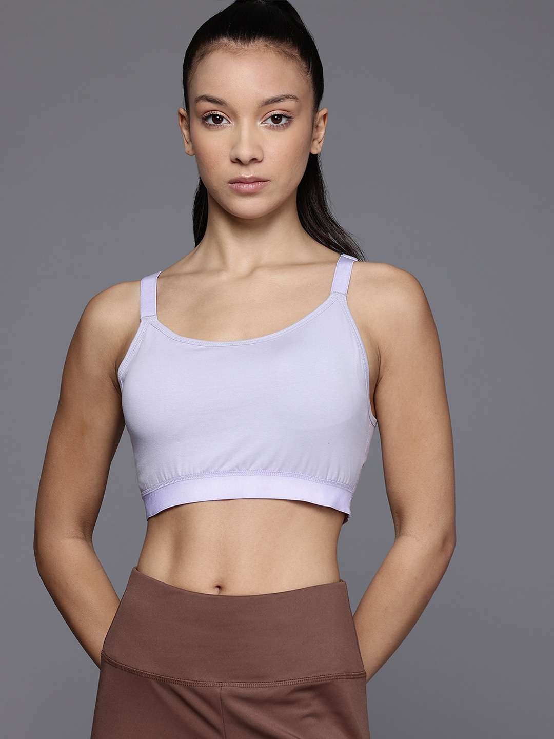 

HRX by Hrithik Roshan Full Coverage Lightly Padded Lifestyle Bra, Blue