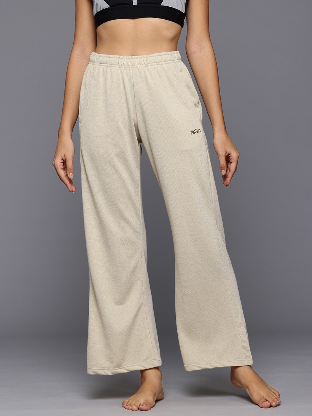 

HRX by Hrithik Roshan Women Yoga Track Pants, Beige