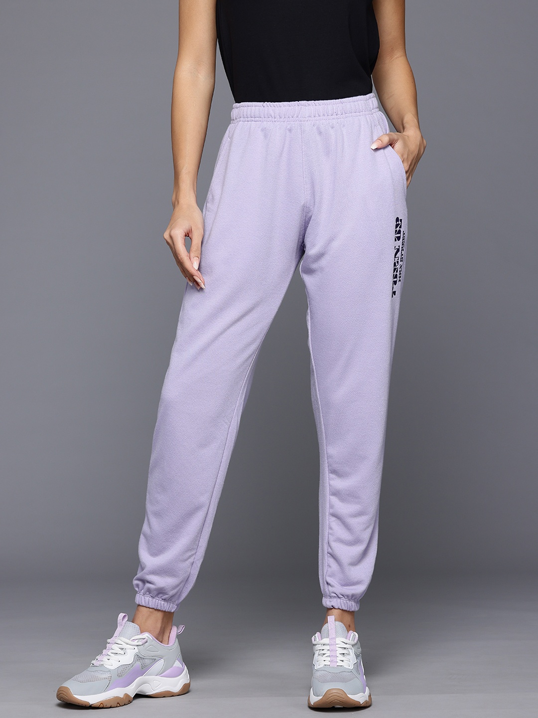 

HRX by Hrithik Roshan Women Lifestyle Joggers, Lavender