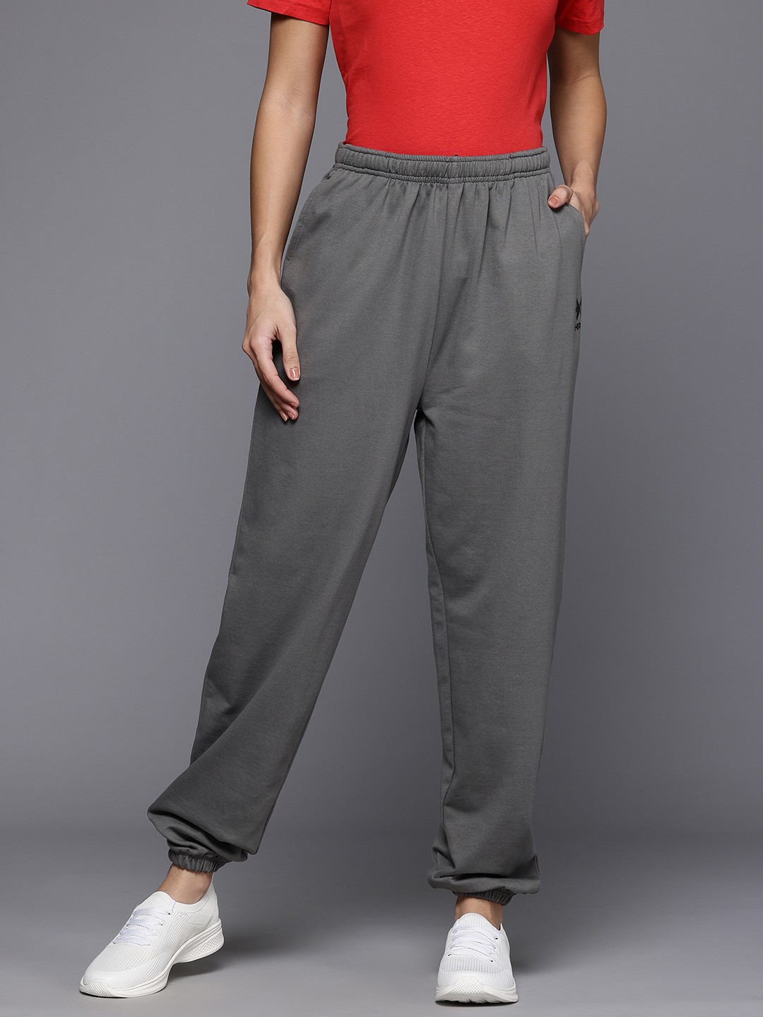 

HRX by Hrithik Roshan Women Lifestyle Joggers, Grey