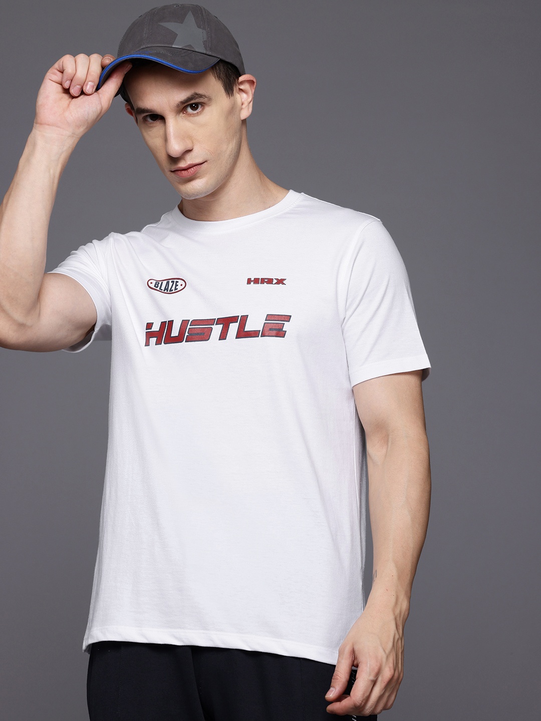 

HRX by Hrithik Roshan Printed Lifestyle T-shirt, White