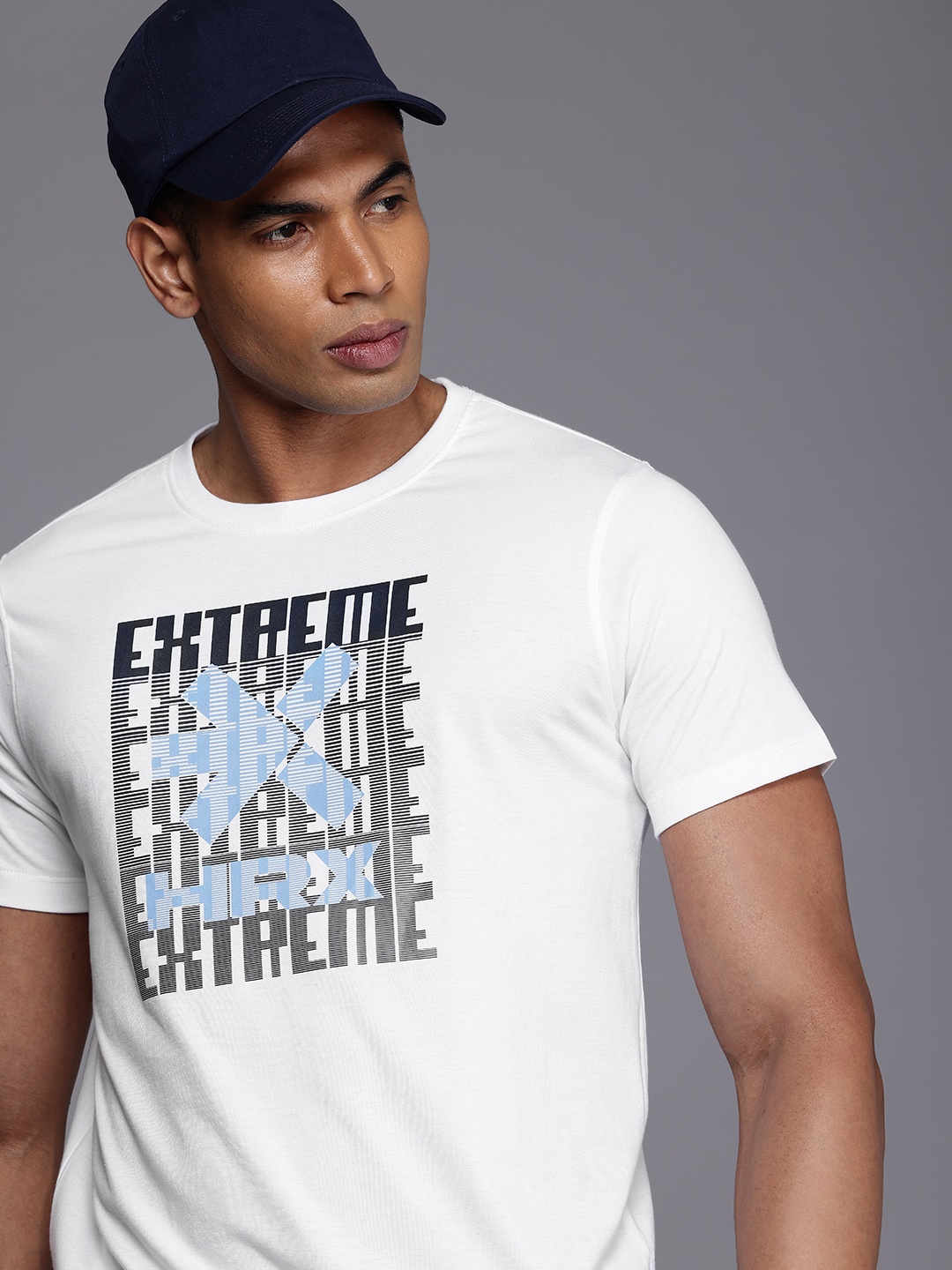 

HRX by Hrithik Roshan Graphic Printed T-shirt, White