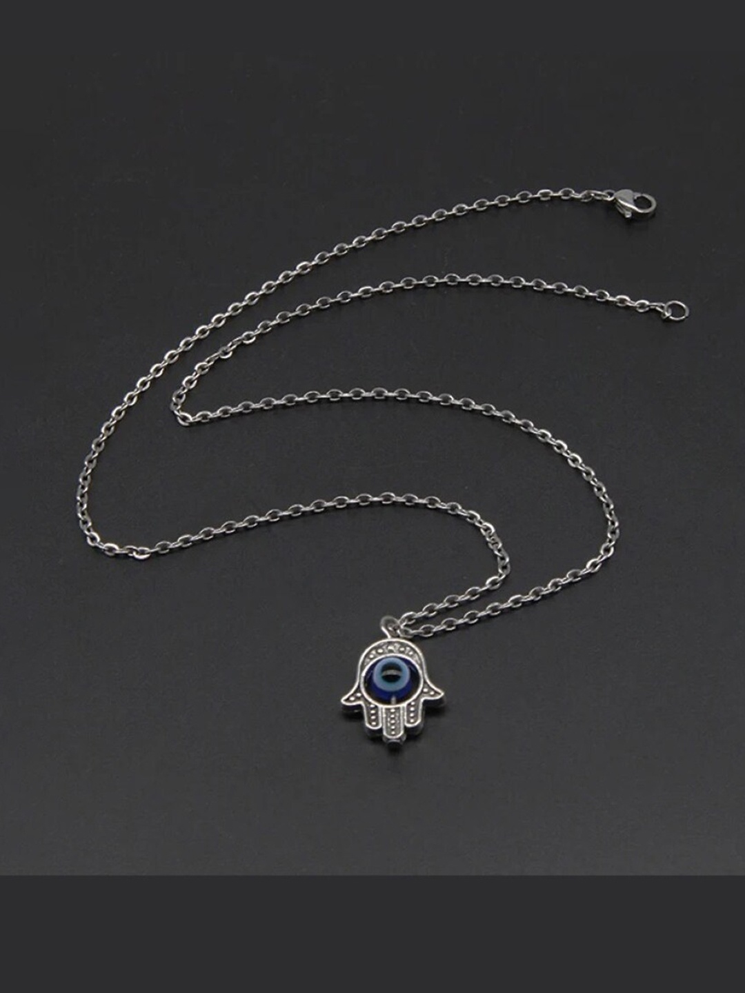 EL REGALO Statement Necklace, Silver