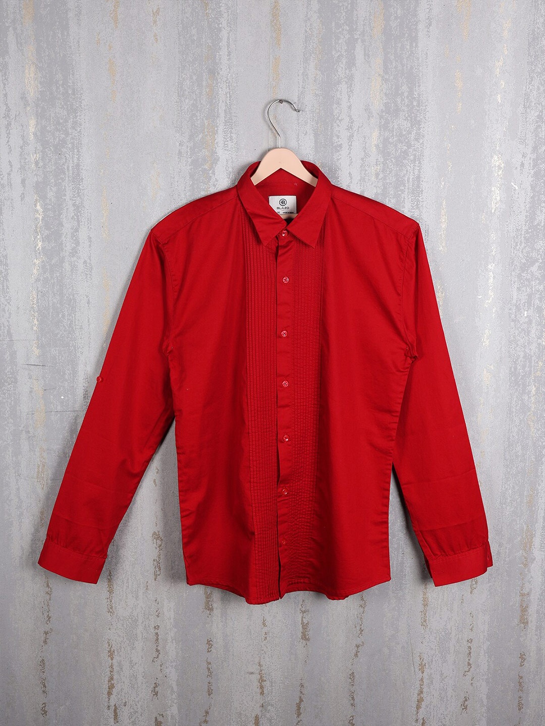 

Albion Boys Pure Cotton Casual Shirt, Red