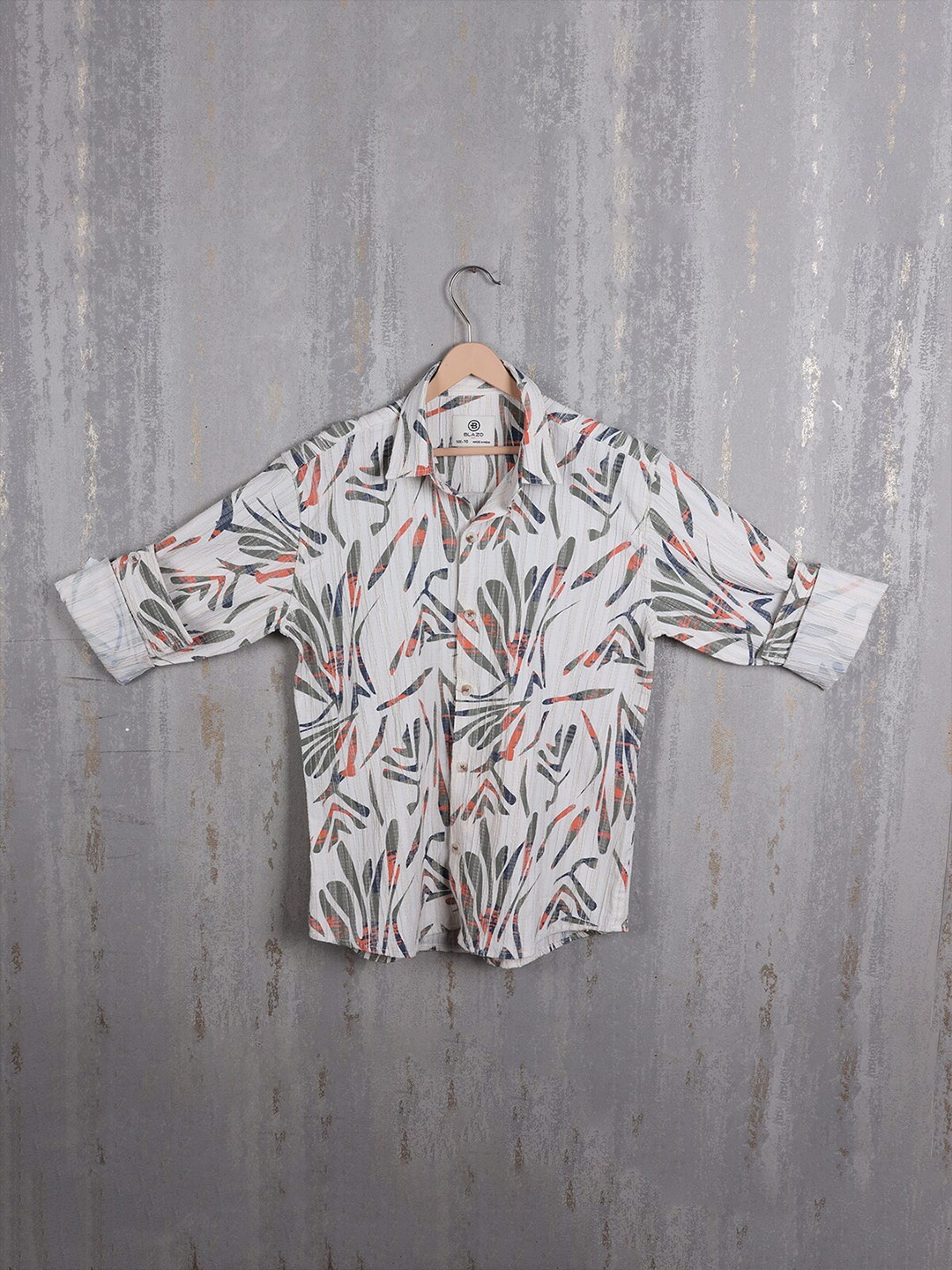 

Albion Boys Abstract Printed Pure Cotton Casual Shirt, Maroon