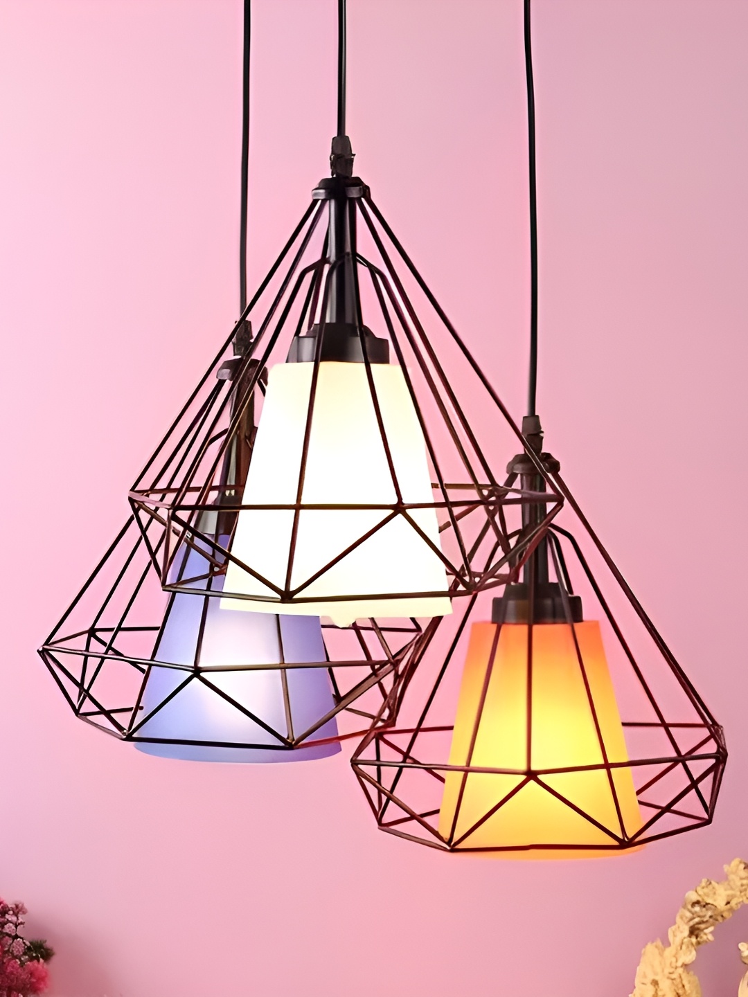 

Whiteray Black & White Metal Contemporary Ceiling Lamp