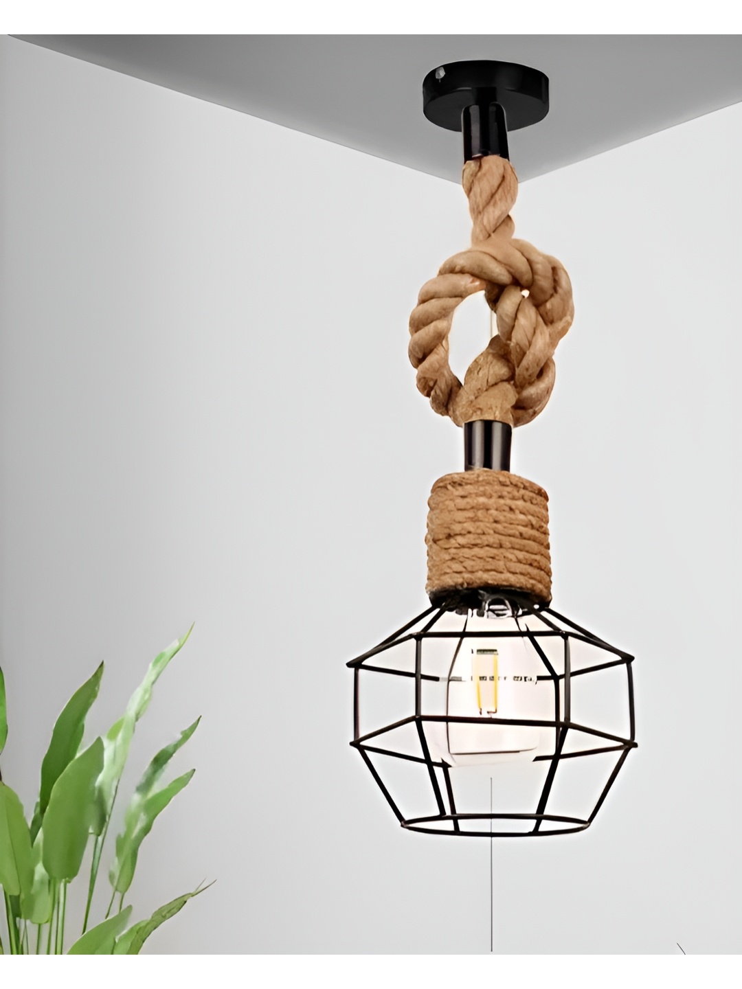 

Whiteray Black & Brown Abstract Shaped Ceiling Lamp