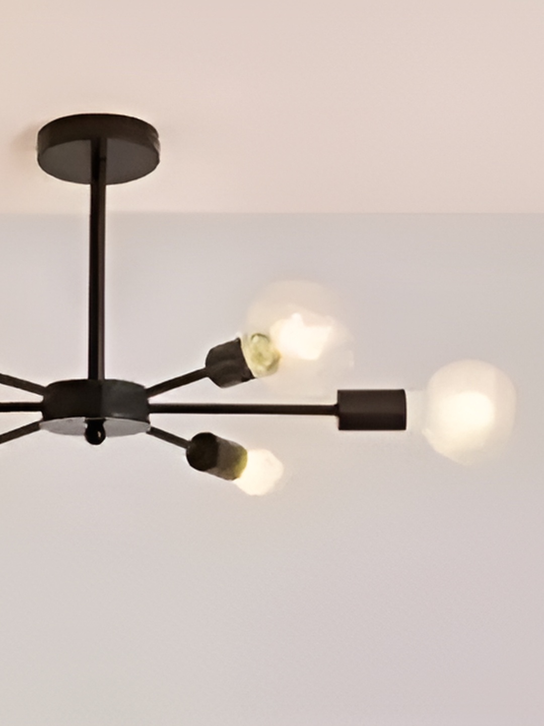 

Whiteray Gold-Toned & Black Contemporary Ceiling Lamp