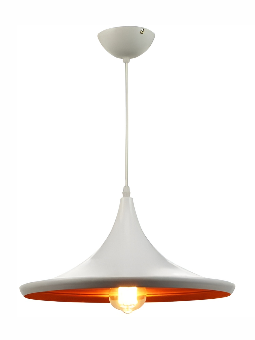 

Whiteray White Contemporary Bell Shaped Ceiling Lamp