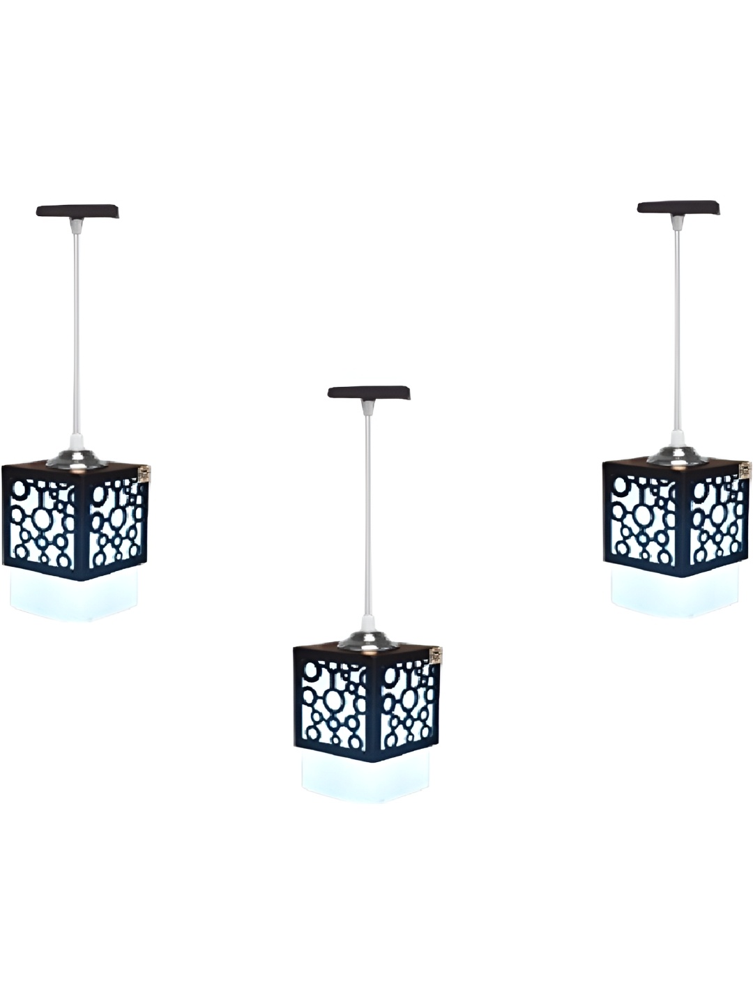 

Whiteray Black 3 Pieces Textured Contemporary Ceiling Lamp