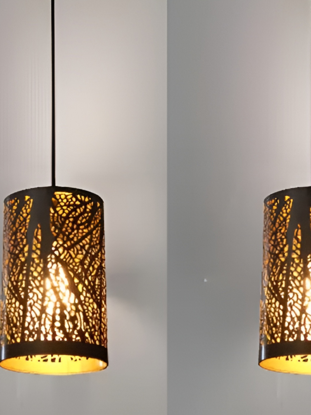 

Whiteray Black & Yellow Textured Frustum Quirky Ceiling Lamp