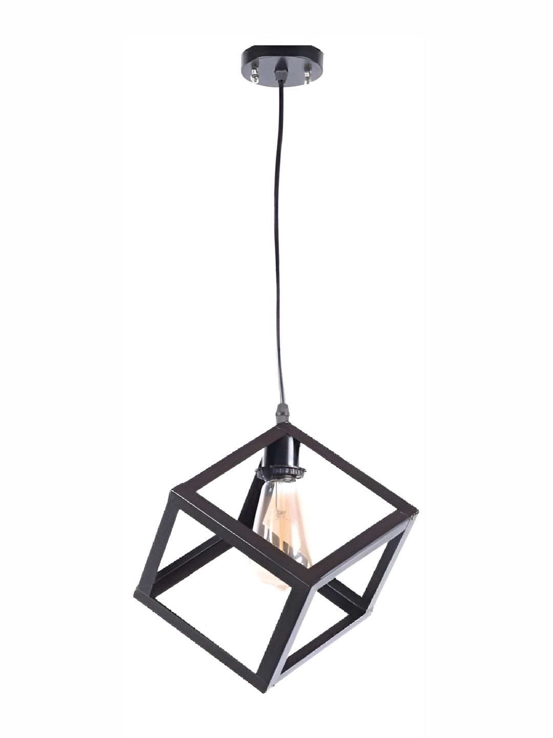 

Whiteray Black Metal Abstract Shaped Contemporary Ceiling Lamp