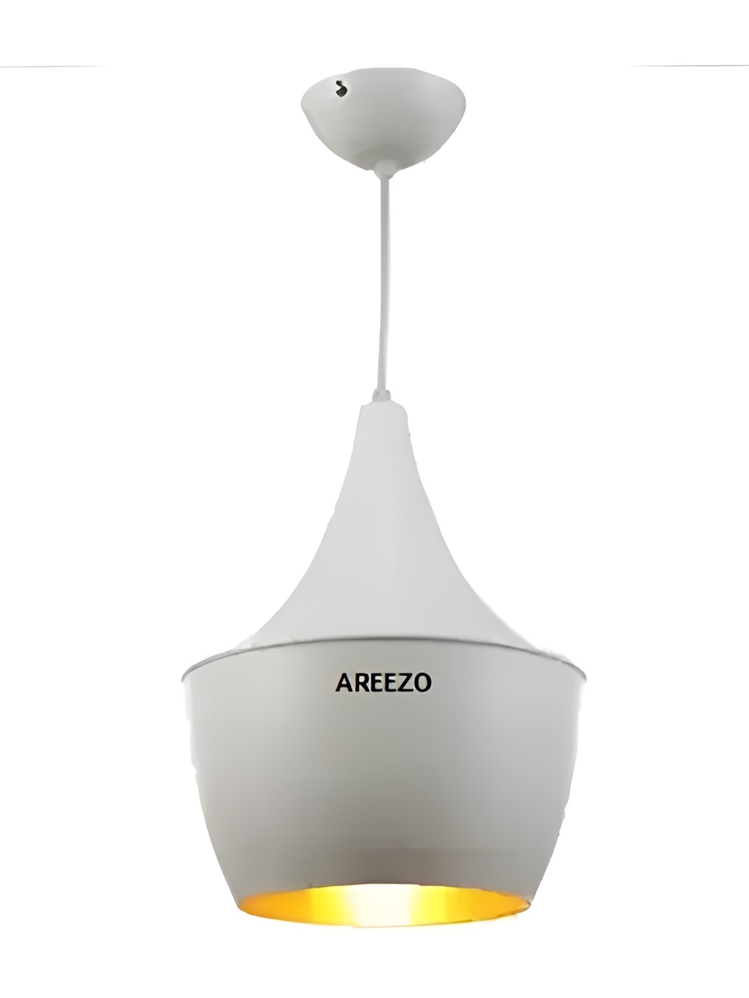

Whiteray Gold-Toned & White Aluminium Traditional Ceiling Lamp