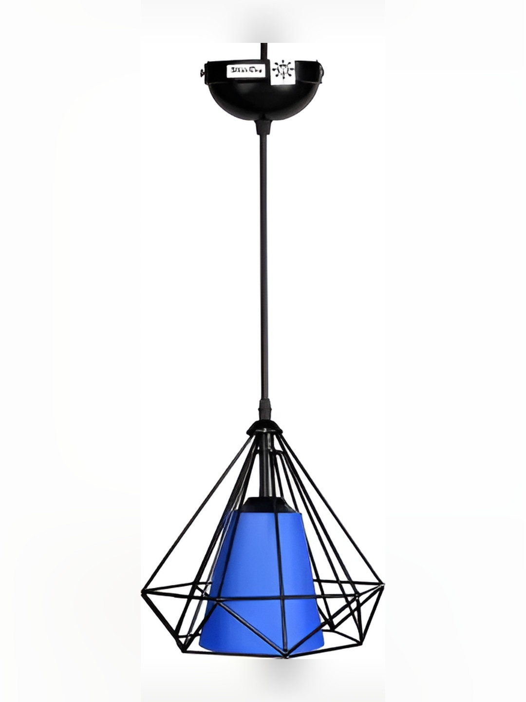 

Whiteray Black & Blue Iron Contemporary Ceiling Lamp