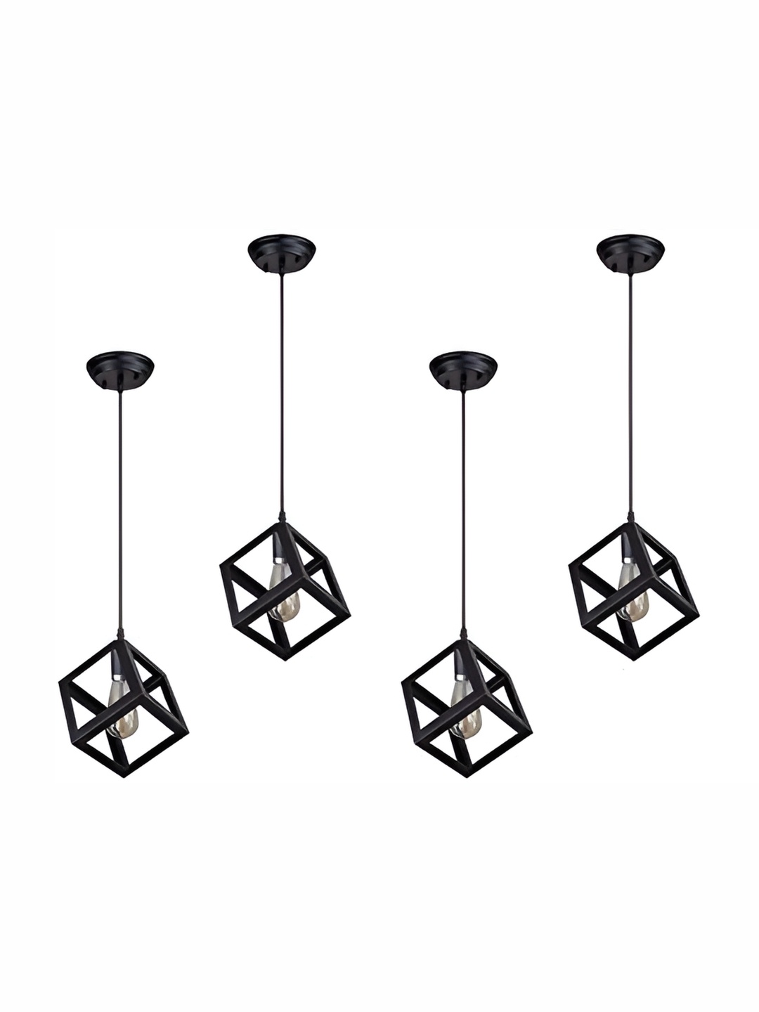 

Whiteray Black & White 4 Pieces Textured Contemporary Ceiling Lamps