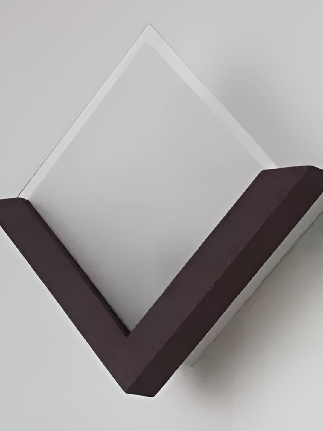 

Whiteray Brown & White Wooden Quirky Square Shaped Wall Lamp