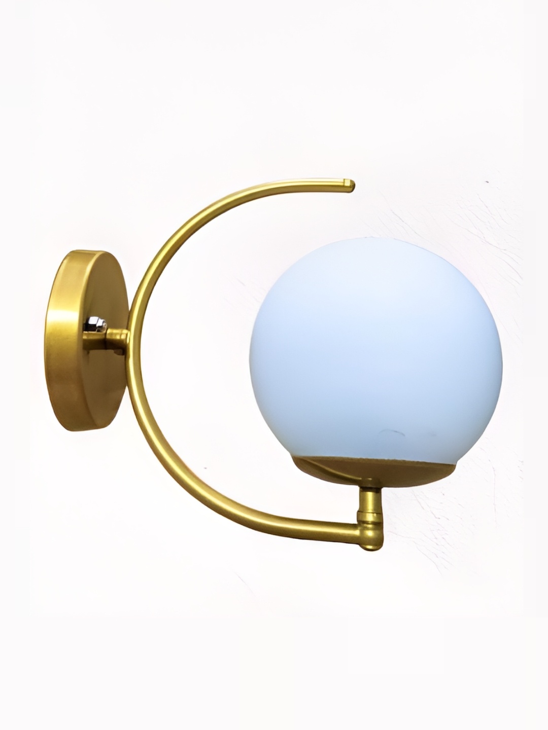 

Whiteray Gold-Toned Metal Traditional Spherical Shaped Wall Lamp