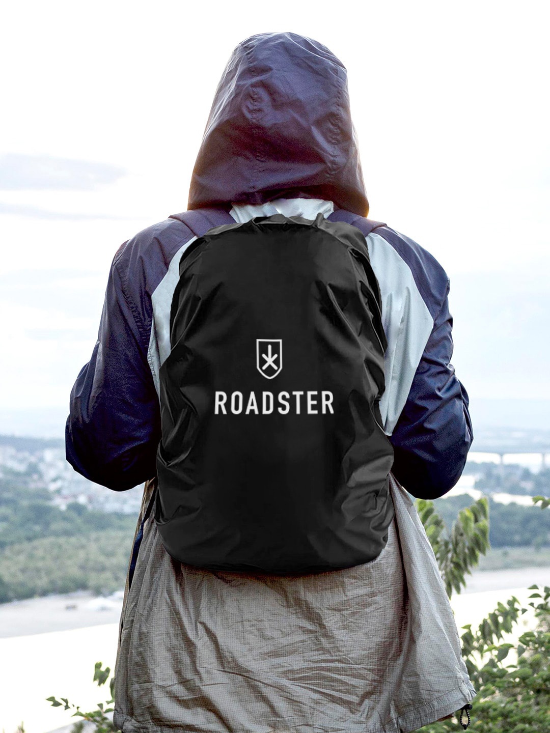

The Roadster Lifestyle Co. Packable Rain Cover, Black