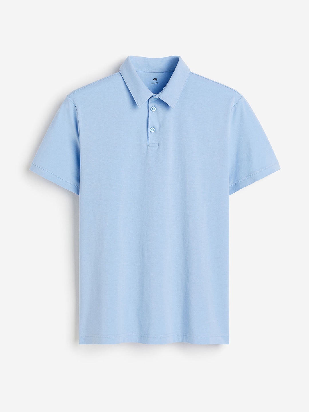 

H&M Men Slim Fit Polo Shirt, Blue