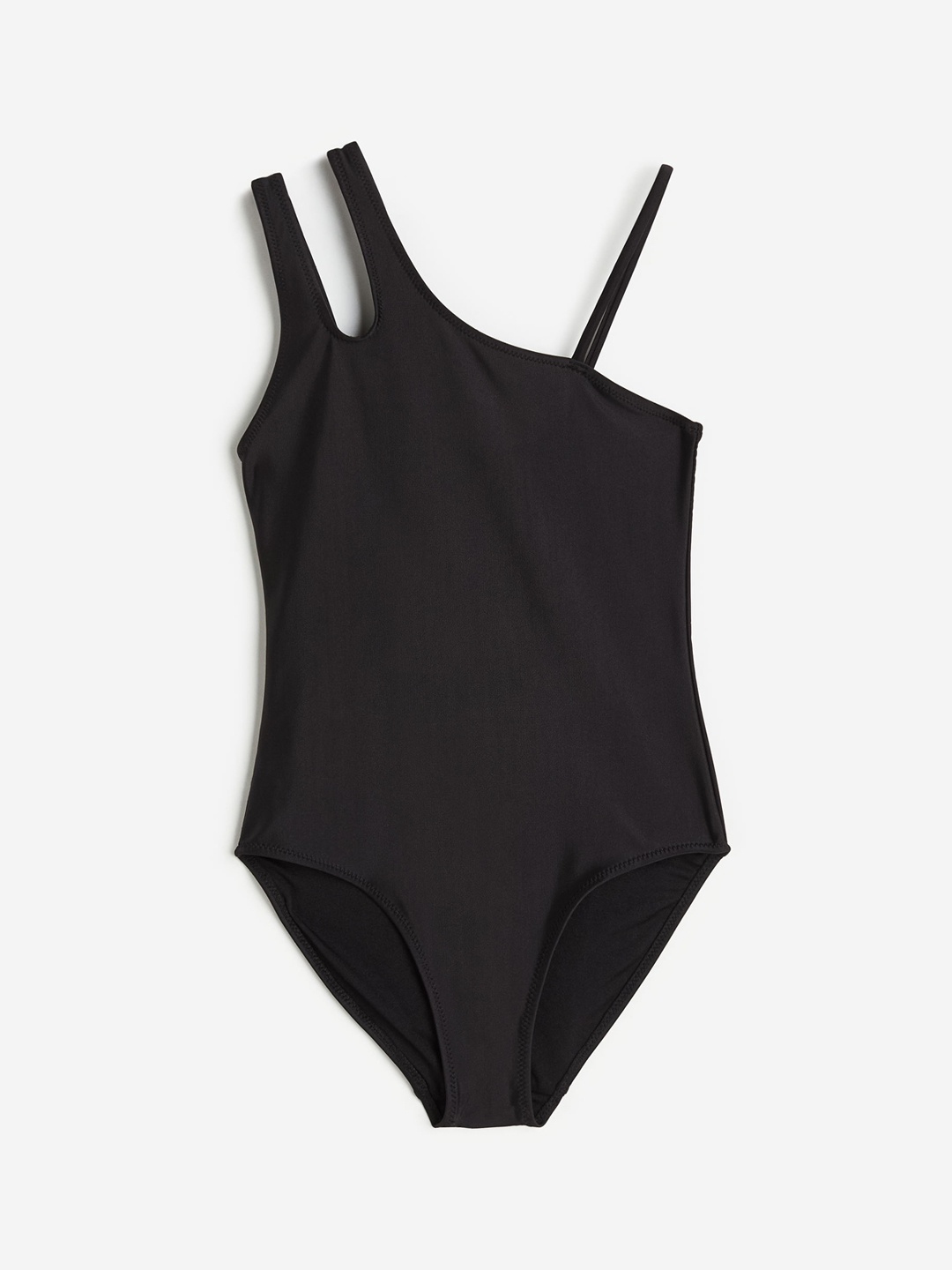 

H&M Girls Asymmetric Swimsuit, Black