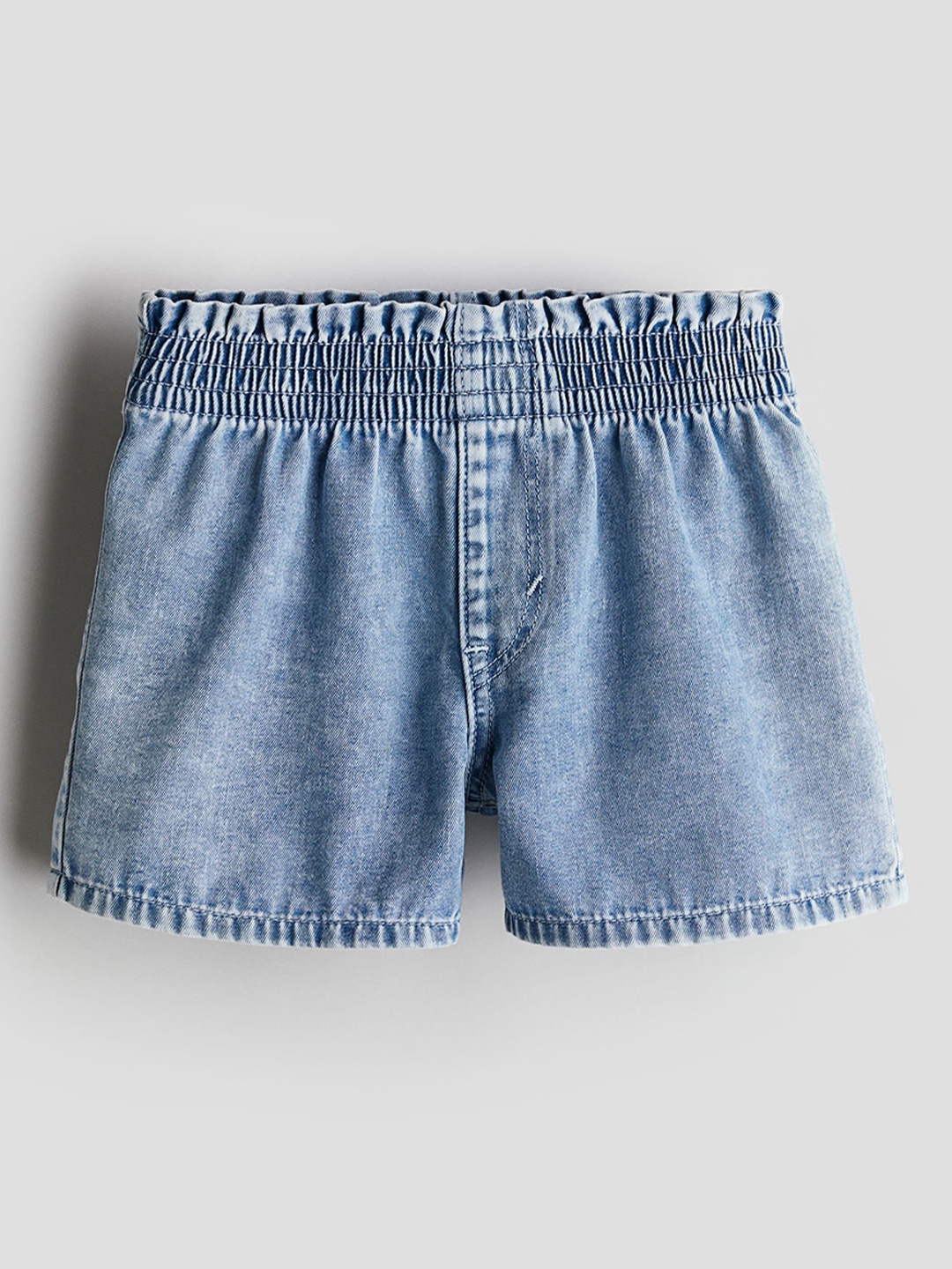 

H&M Girls Loose Fit Denim Shorts, Blue