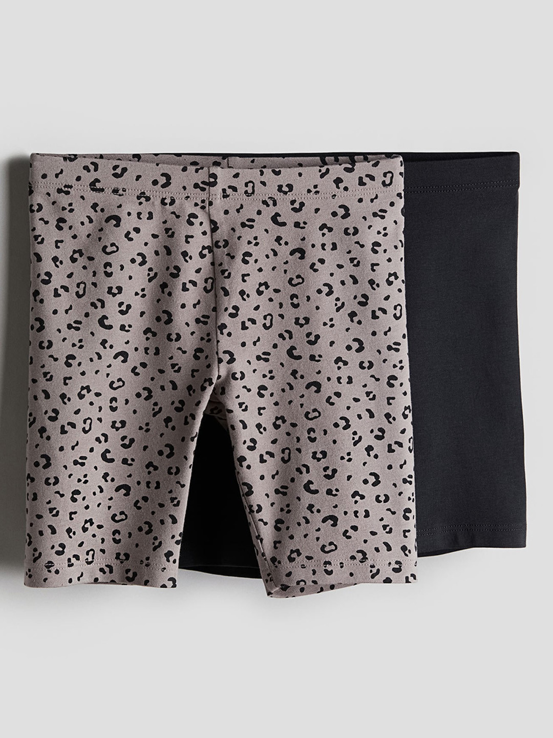 

H&M Girls 2-Pack Cycling Shorts, Beige
