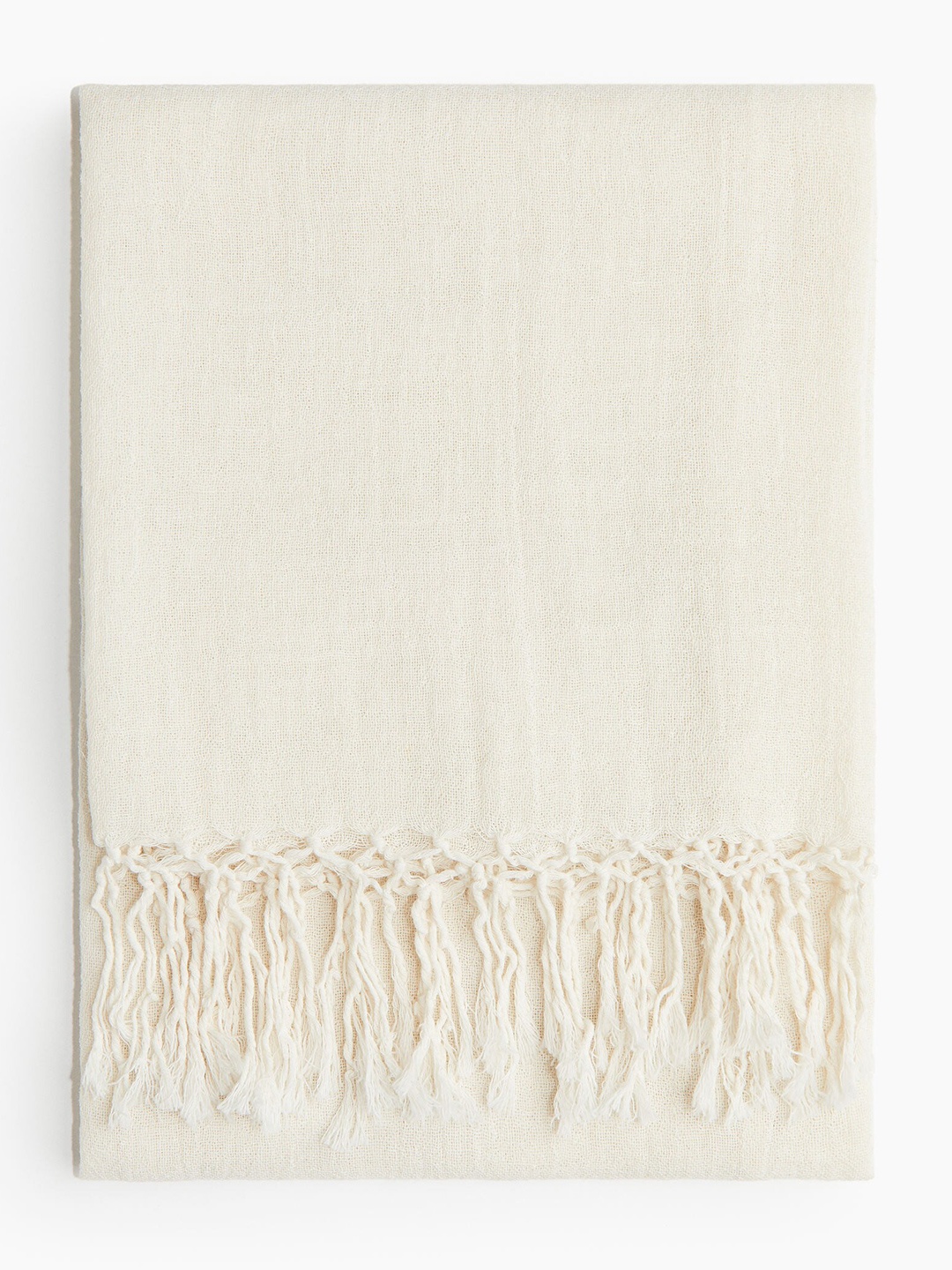 

H&M Women Cotton Linen Shawl, White