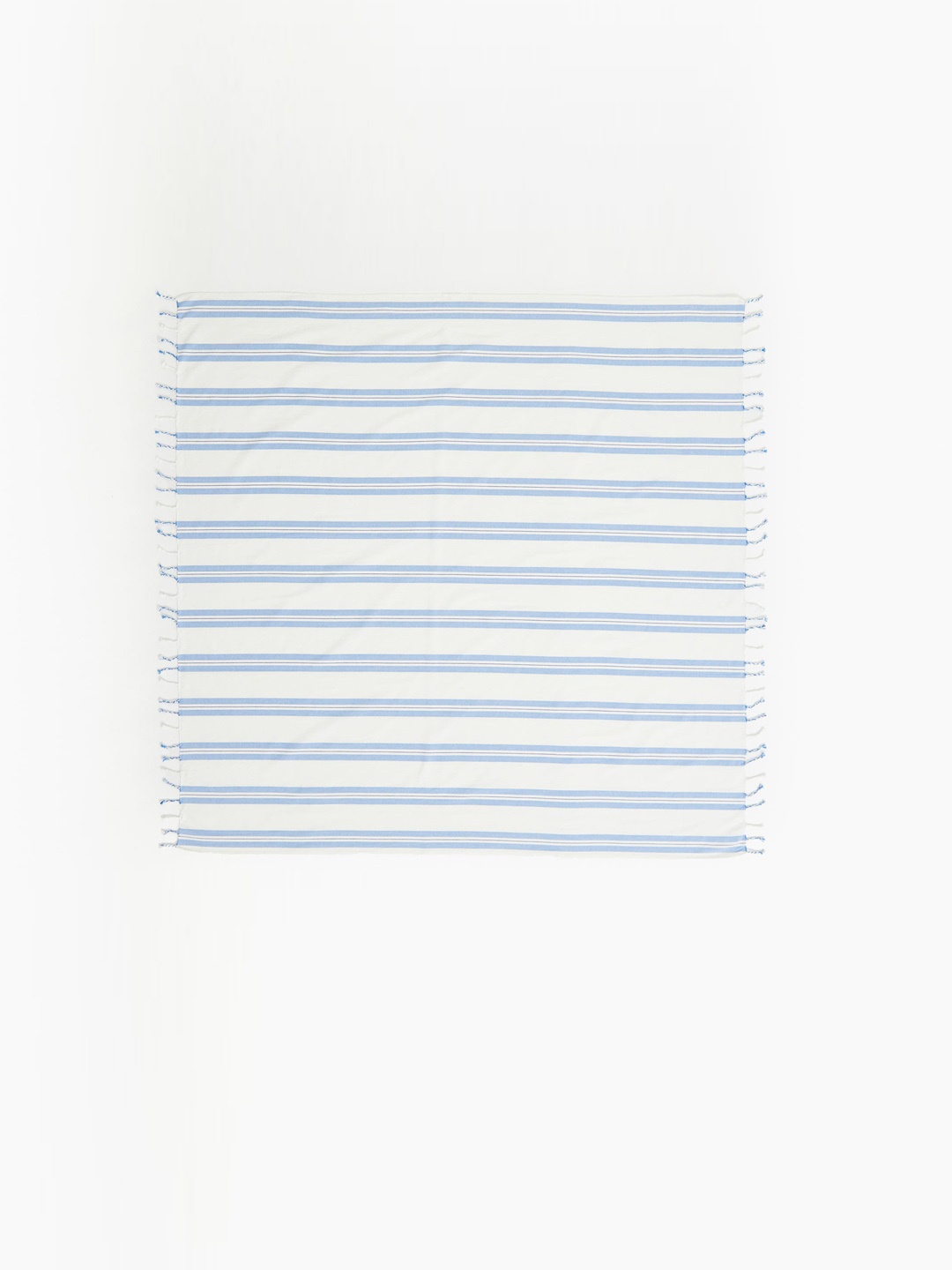 

H&M White Pure Cotton Large Hammam beach Towel
