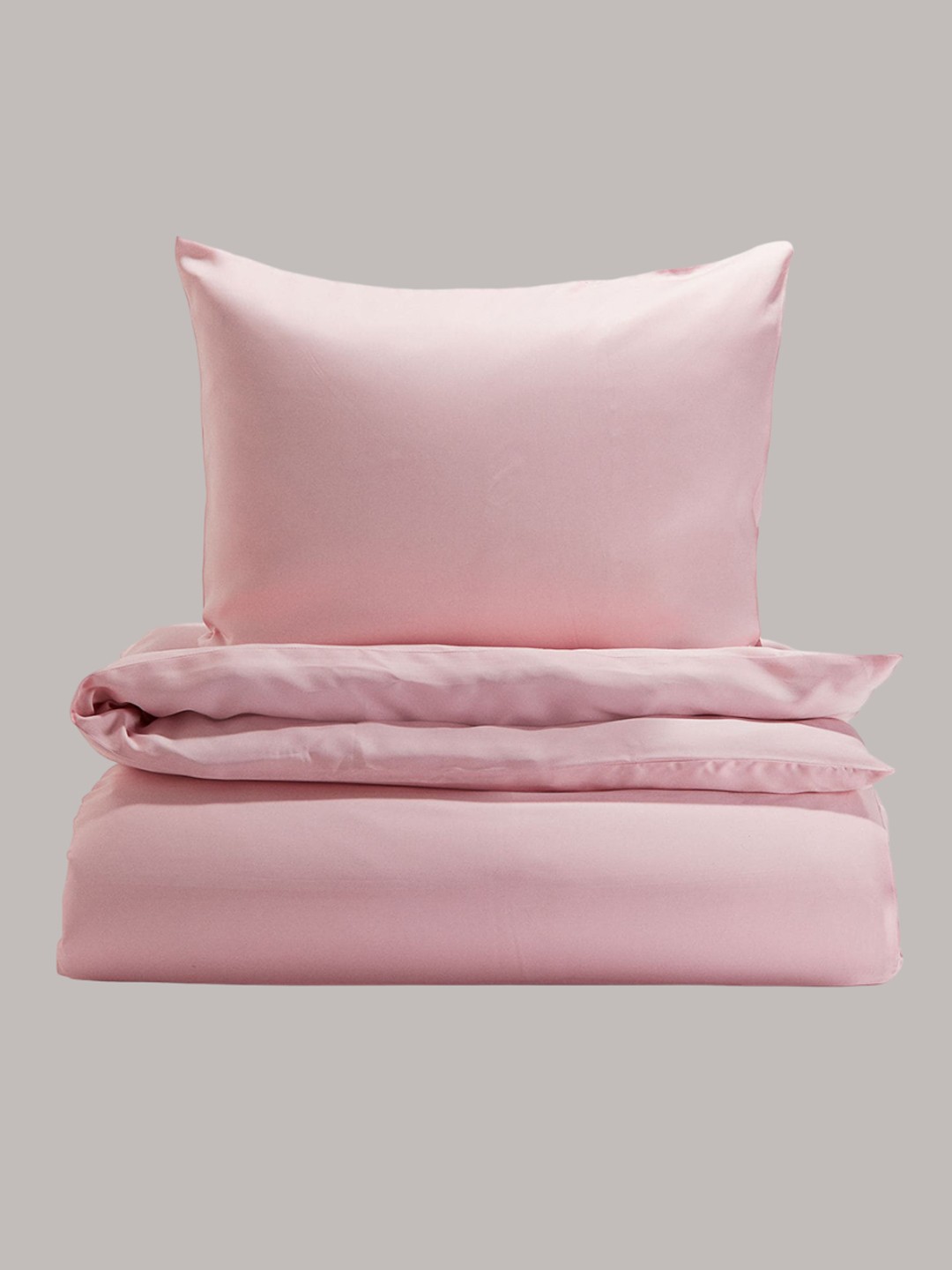 

H&M Pink Satin Single Duvet Cover Set