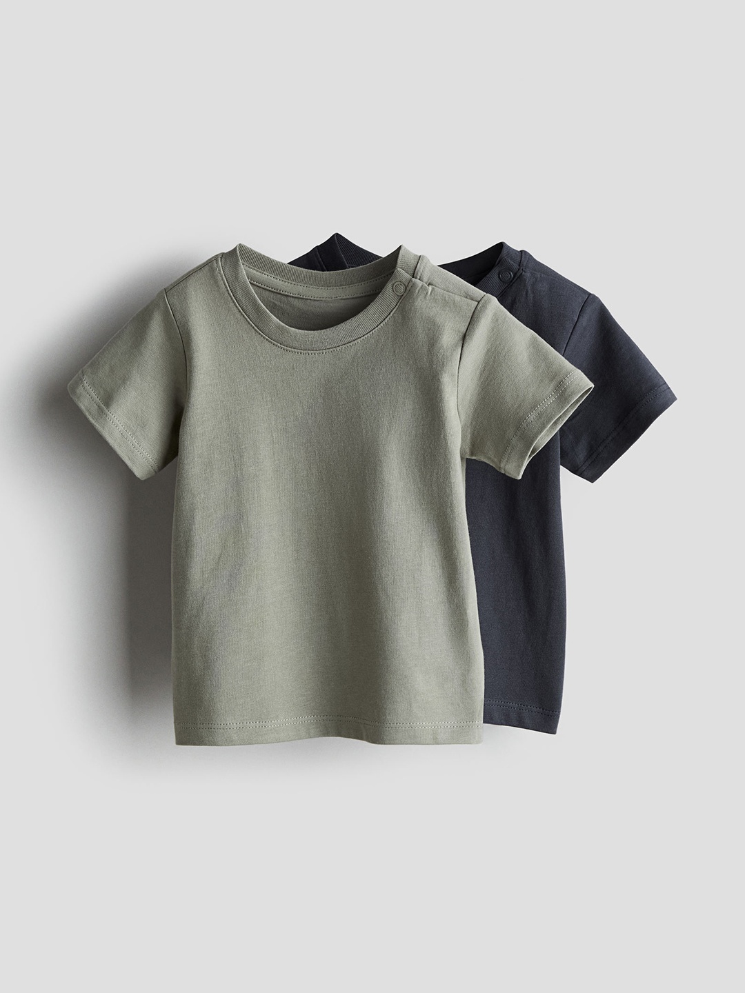 

H&M Boys Pure Cotton Jersey T-shirt, Grey