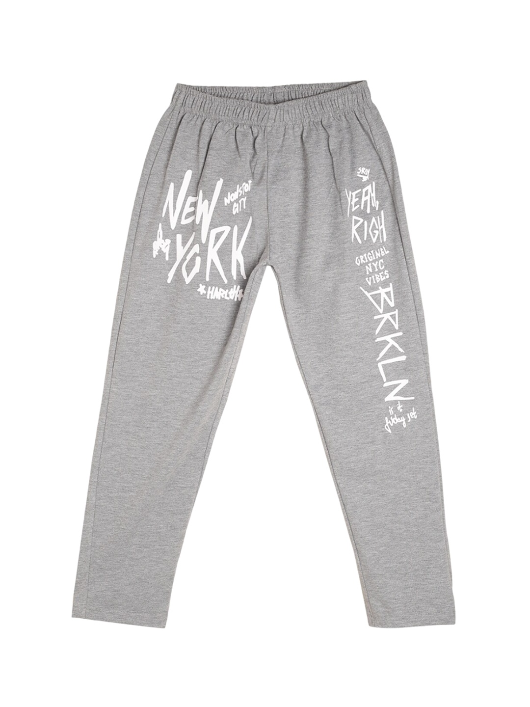 

Fashionable Kids Printed Pure Cotton Lounge Pant, Grey