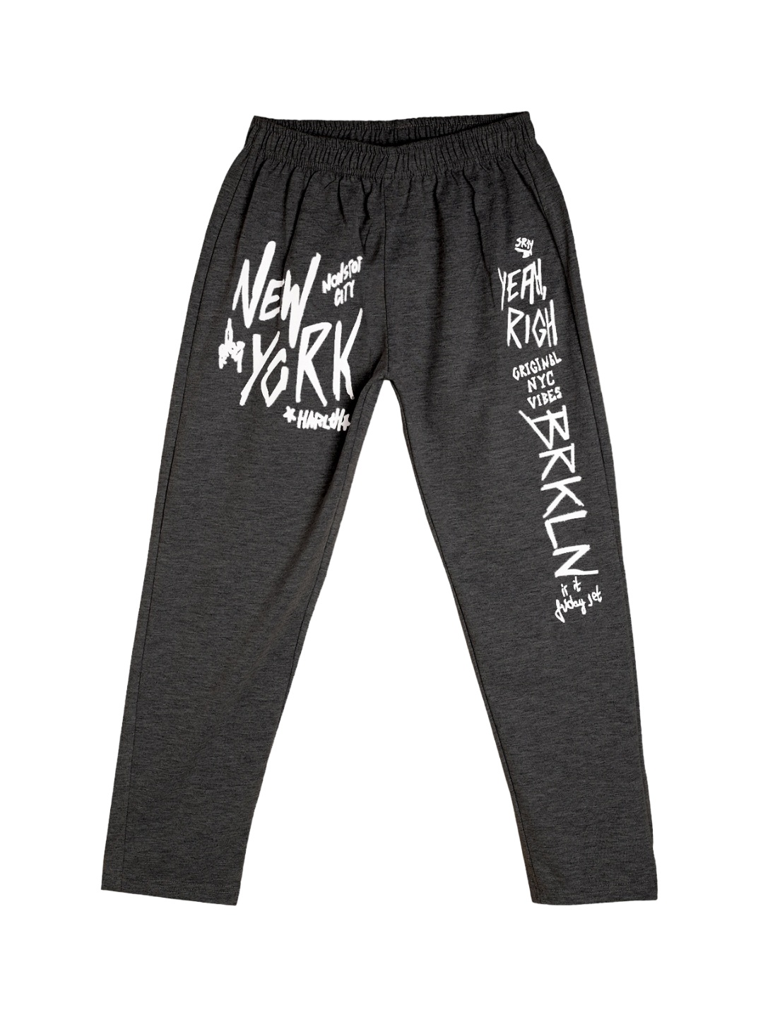 

Fashionable Kids Printed Pure Cotton Lounge Pant, Charcoal