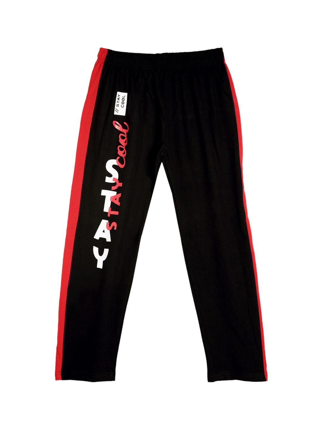 

Fashionable Kids Printed Pure Cotton Lounge Pant, Black